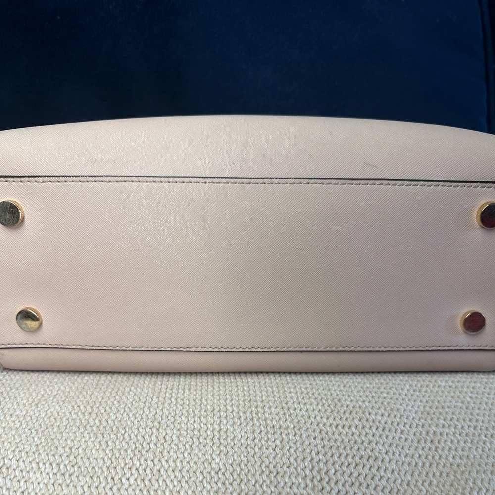 Michael Kors Blush Satchel with Gold Accents - Picture 8 of 8